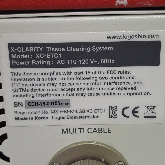 Logos Biosystems X-Clarity XC-POL1 Polymerization System