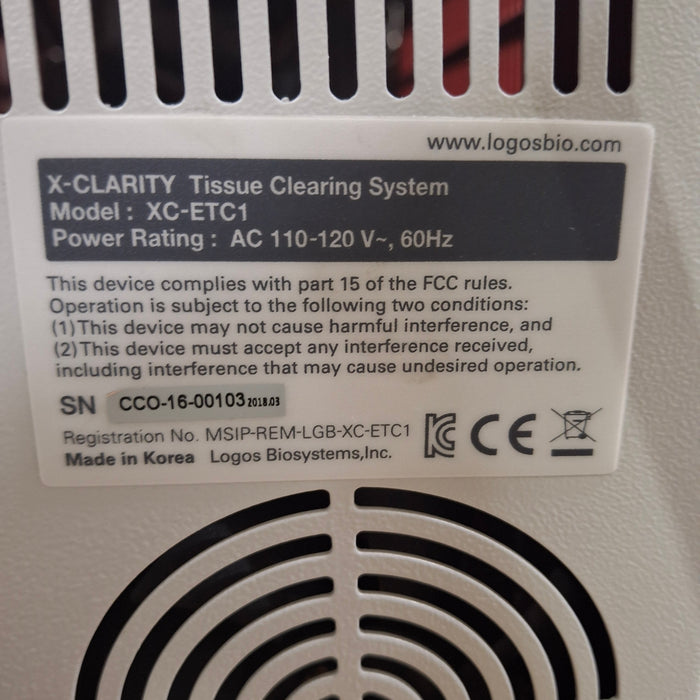 Logos Biosystems X-Clarity XC-POL1 Polymerization System
