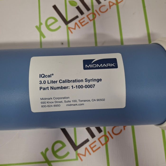 Midmark IQcal 3.0 Liter Calibration Syringe