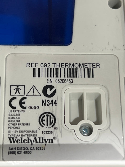 Welch Allyn SureTemp Plus 692 Thermometer