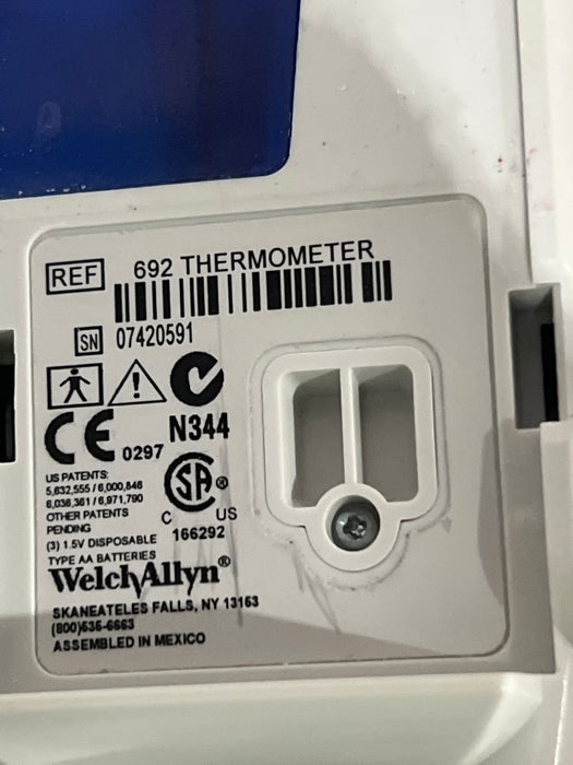 Welch Allyn SureTemp Plus 692 Thermometer