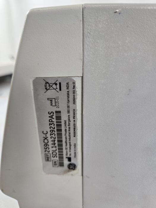 GE Healthcare Corometrics 250cx Series Model 259cx-c Fetal Monitor