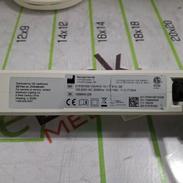 GE Healthcare Visiano 10-1 Exam Light
