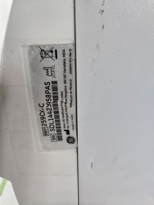 GE Healthcare Corometrics 250cx Series Model 259cx-c Fetal Monitor
