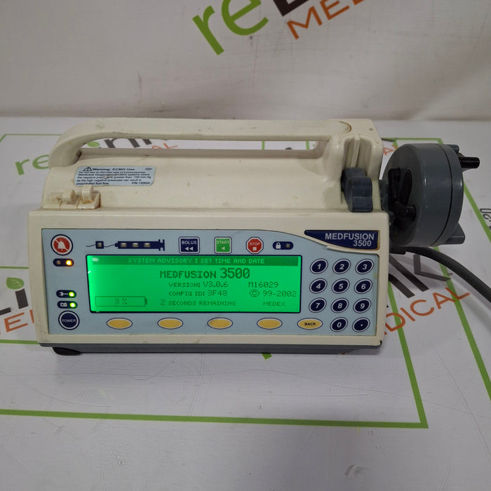 Smiths Medical Medfusion 3500 Version 3 Syringe Infusion Pump