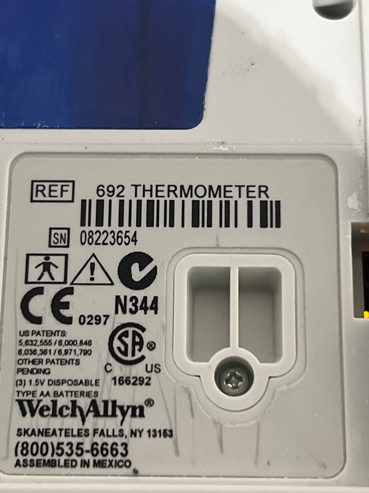 Welch Allyn SureTemp Plus 692 Thermometer