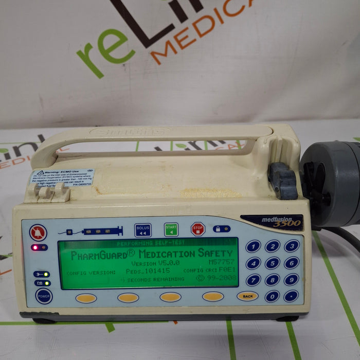 Smiths Medical Medfusion 3500 Version 5 Syringe Infusion Pump