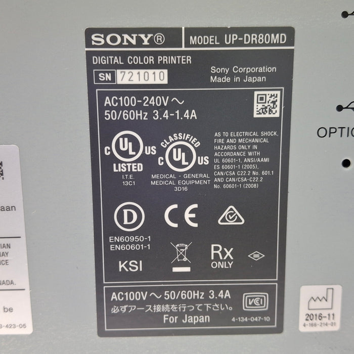 Sony UP-DR80MD Printer