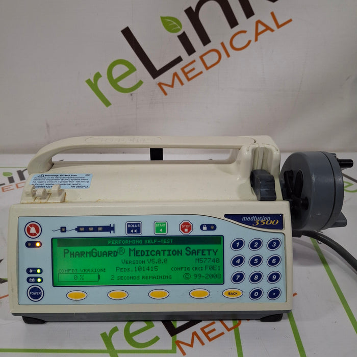 Smiths Medical Medfusion 3500 Version 5 Syringe Infusion Pump