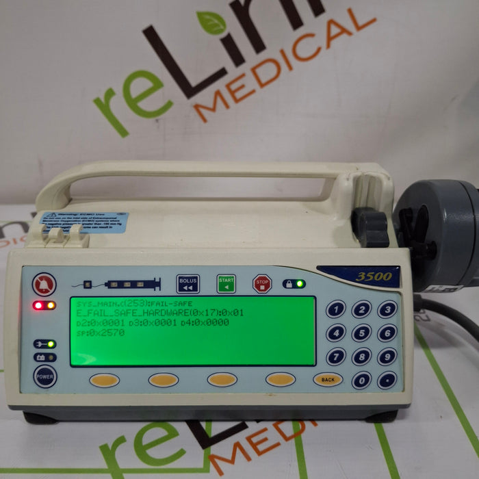 Smiths Medical Medfusion 3500 Syringe Infusion Pump