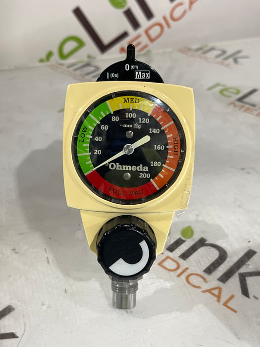 Ohmeda Medical Vacuum Regulator
