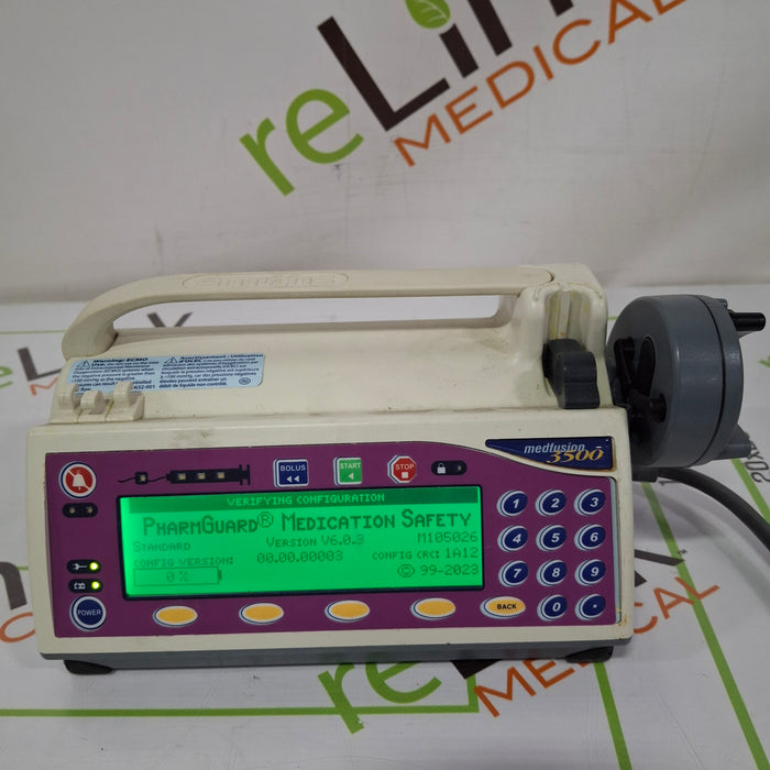 Smiths Medical Medfusion 3500 Version 6 Syringe Infusion Pump