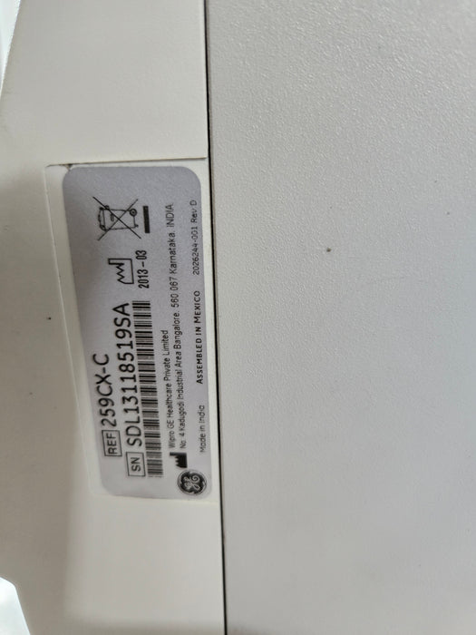 GE Healthcare Corometrics 250cx Series Model 259cx-c Fetal Monitor