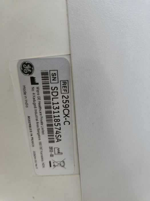 GE Healthcare Corometrics 250cx Series Model 259cx-c Fetal Monitor