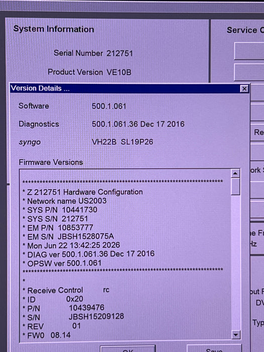 Siemens Acuson S3000 Ultrasound