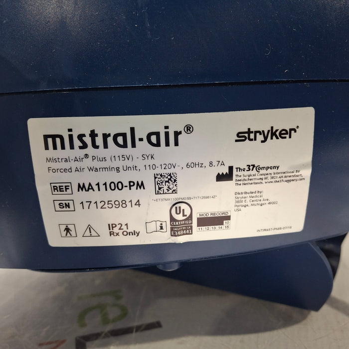 Stryker Mistral-Air Forced Air Warming System