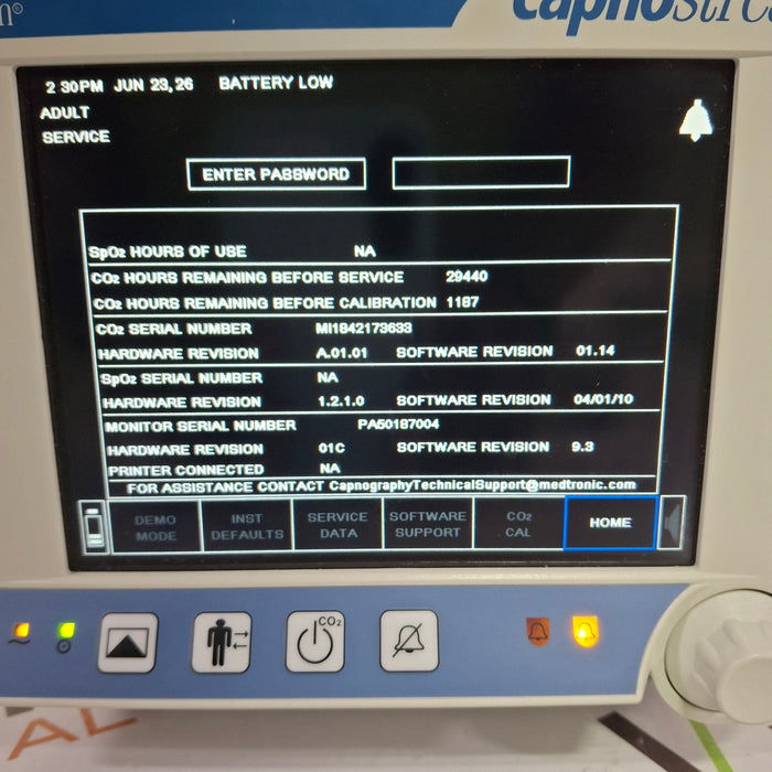 Oridion Capnostream 20P Capnography Monitor