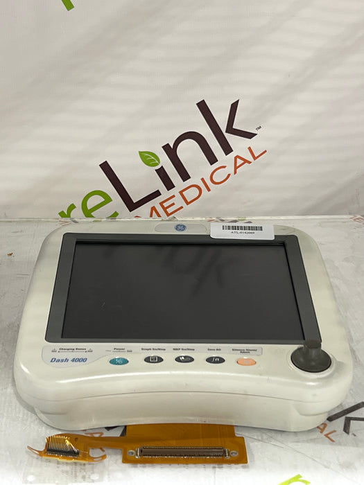 GE Healthcare Dash 4000 Display Screen