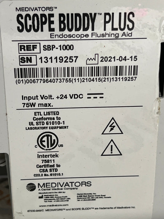 Medivators Scope Buddy Plus Endoscope Reprocessor