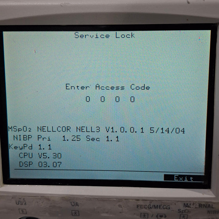 GE Healthcare Corometrics 250cx Series Model 259cx-a Fetal Monitor