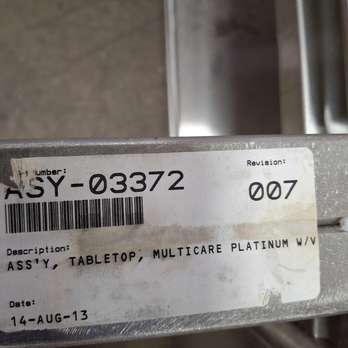 Hologic, Inc. MultiCare Platinum Tabletop Assembly