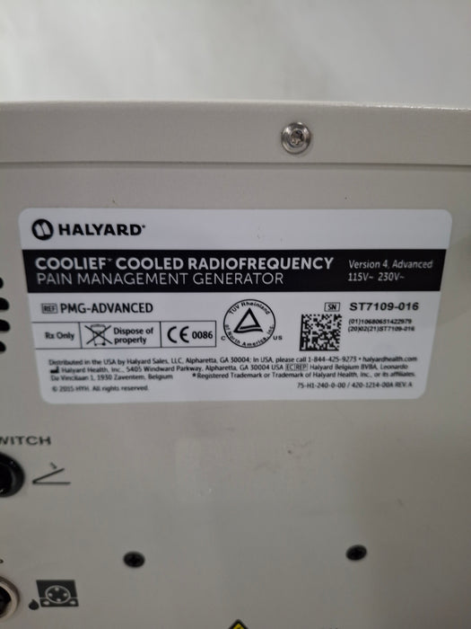 Halyard Health, Inc. PMG-Advanced w/Pump Pain Management Generator