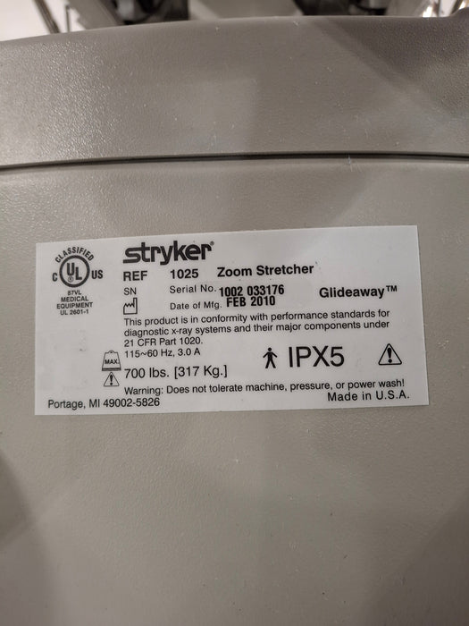 Stryker 1025 Zoom Stretcher
