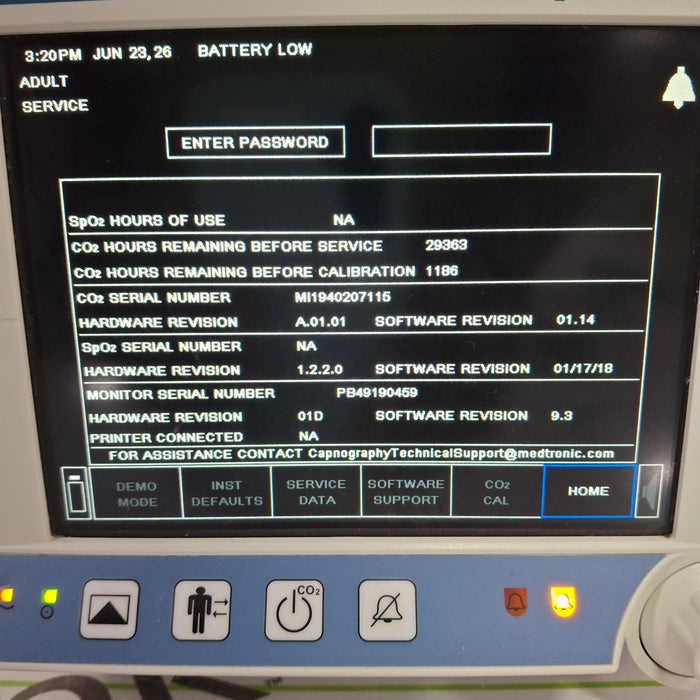 Oridion Capnostream 20P Capnography Monitor