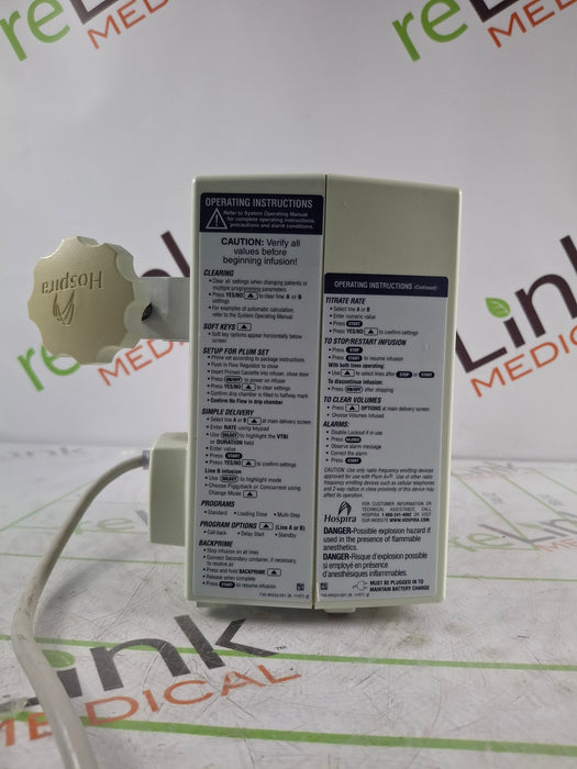 Hospira Plum A+ Infusion Pump