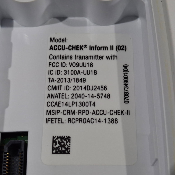 Roche Diagnostics Accu-Check Inform II Blood Glucose Meter