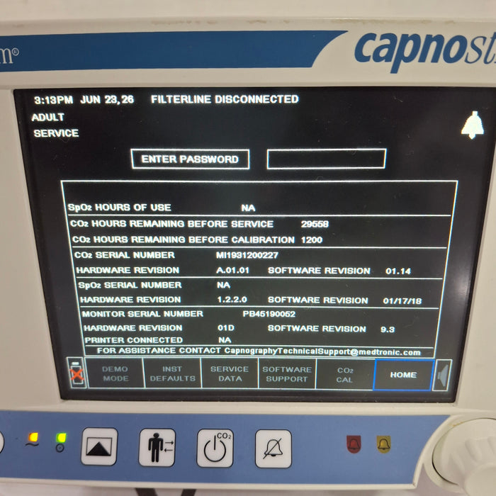 Oridion Capnostream 20P Capnography Monitor