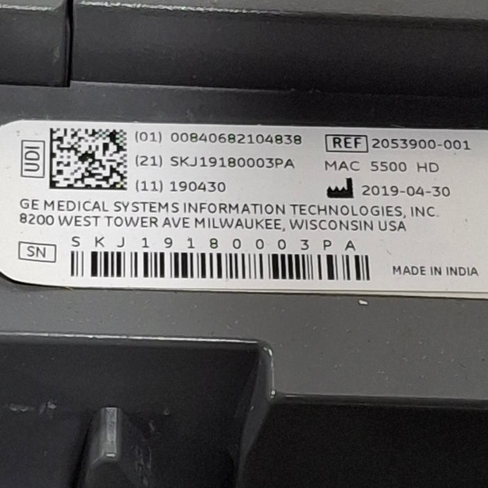 GE Healthcare MAC 5500 HD ECG without CAM Module