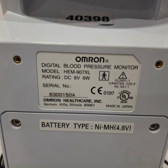 Omron HEM-907XL Blood Pressure Monitor