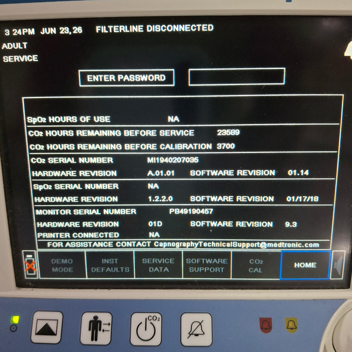Oridion Capnostream 20P Capnography Monitor