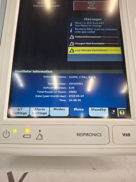 Philips Respironics V60 BiPAP Ventilator