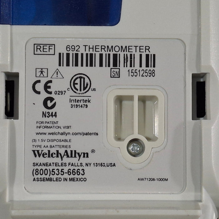 Welch Allyn SureTemp Plus 692 Thermometer