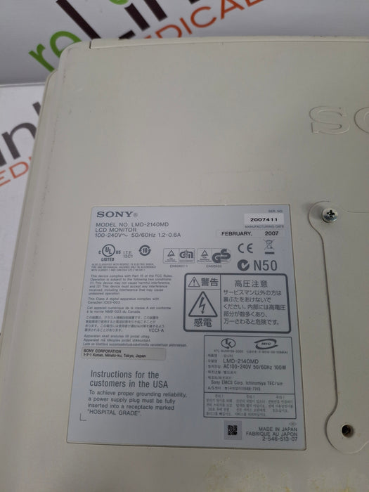 Sony LMD-2140MD LCD Monitor
