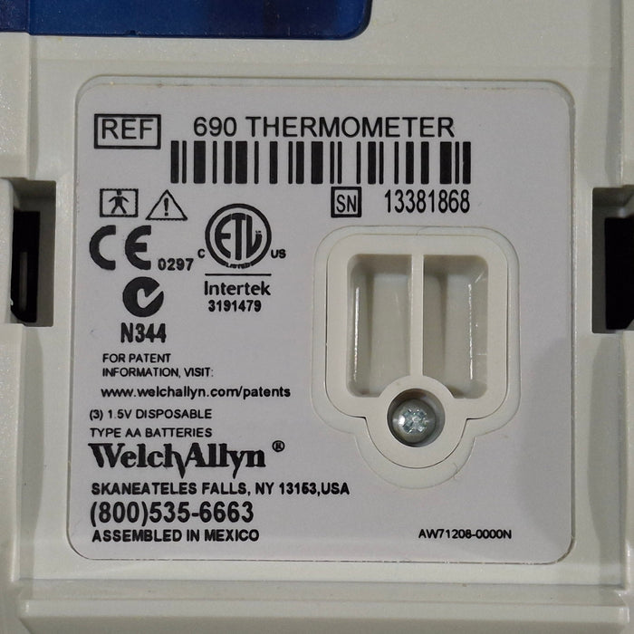 Welch Allyn SureTemp Plus 690 Thermometer