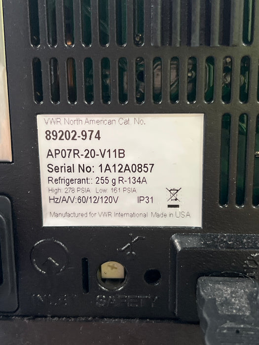 VWR 89202-974 Benchtop Recirculating Chiller