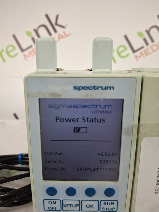 Baxter Sigma Spectrum 6.02.07 with A/B/G/N Battery Infusion Pump