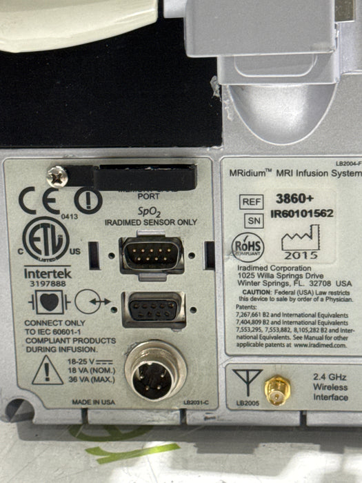 Iradimed MRidium 3860+ w/3861 MRI Infusion Pump