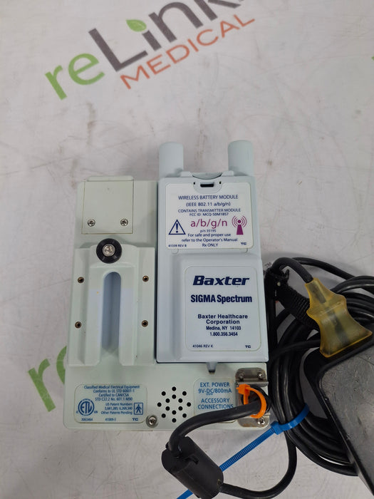 Baxter Sigma Spectrum 6.05.14 with A/B/G/N Battery Infusion Pump