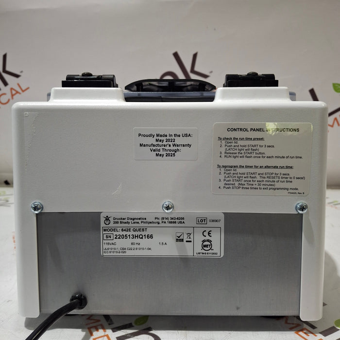 Drucker Diagnostics Horizon Quest Centrifuge