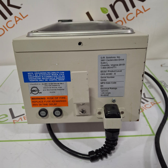 OR Solutions ORS-2038D Solution Warmer