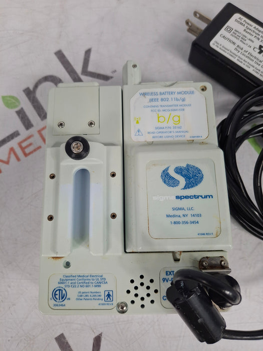 Baxter Sigma Spectrum 6.02.07 with B/G Battery Infusion Pump