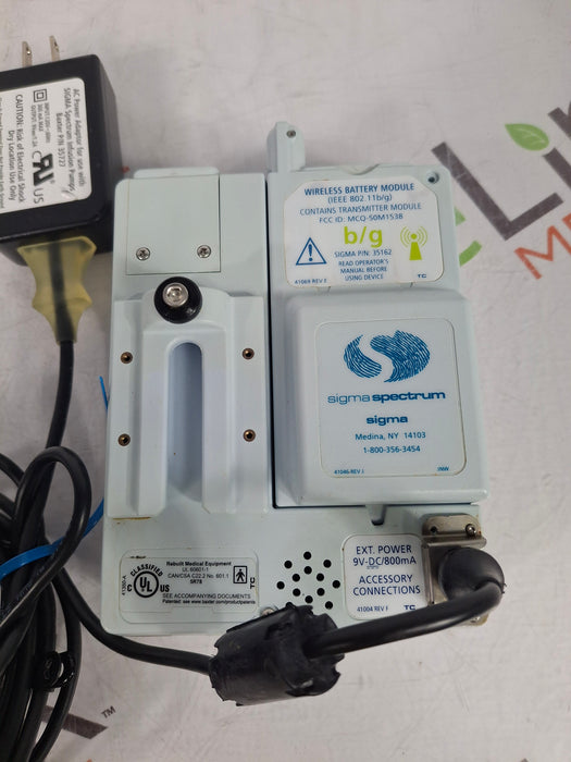 Baxter Sigma Spectrum 6.05.14 with B/G Battery Infusion Pump