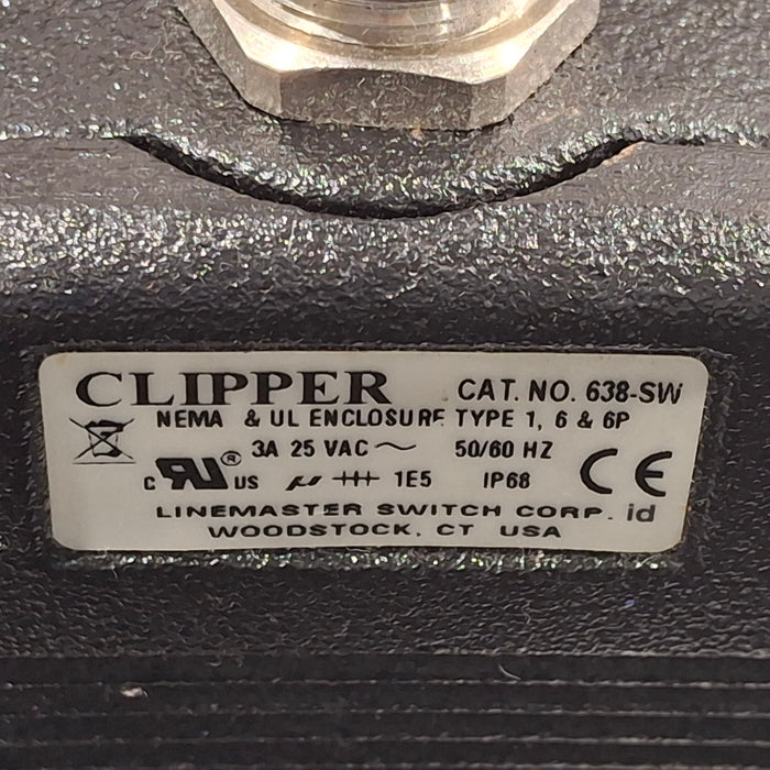 Linemaster Switch Corporation Clipper 638-SW Foot Switch