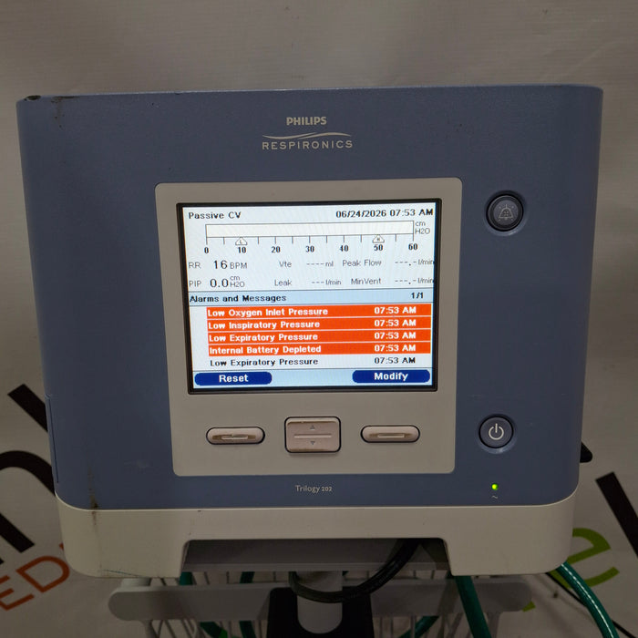 Respironics Trilogy 202 Ventilator