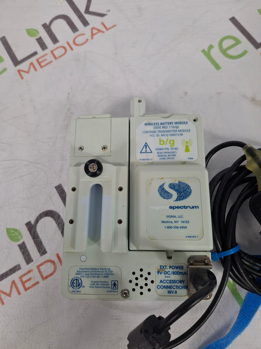 Baxter Sigma Spectrum 6.02.07 with B/G Battery Infusion Pump
