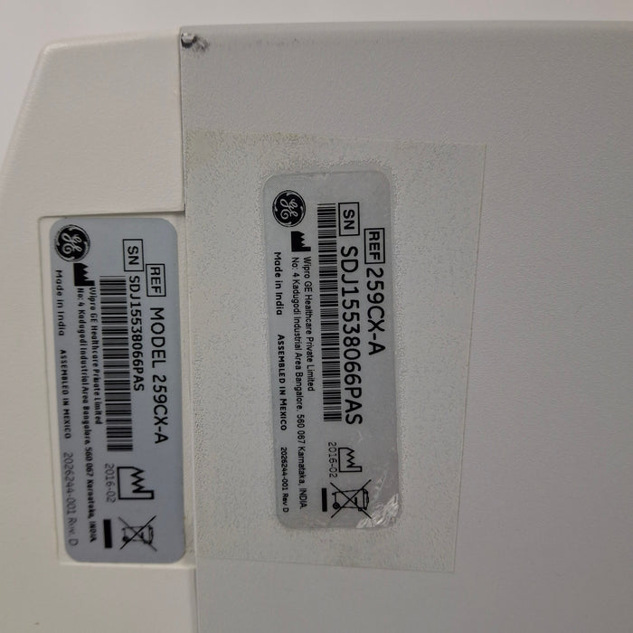 GE Healthcare Corometrics 250cx Series Model 259cx-a Fetal Monitor